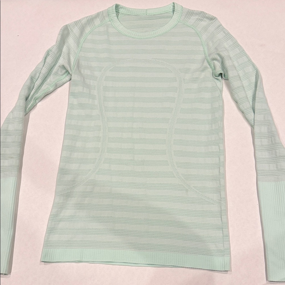 Lululemon Athletica mint green Swiftly Tech Long Sleeve